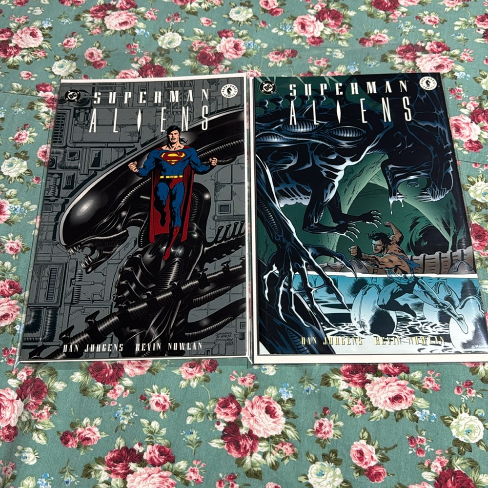 SUPERMAN - ALIENS _ Comic books. DC & Dark Horse Comics. Excellent condition! 💫